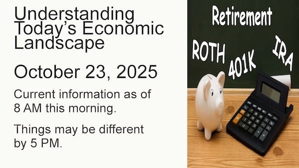 Today's economic landscape