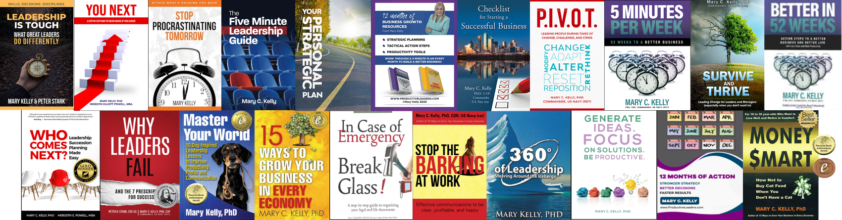 Stacked Row of Books