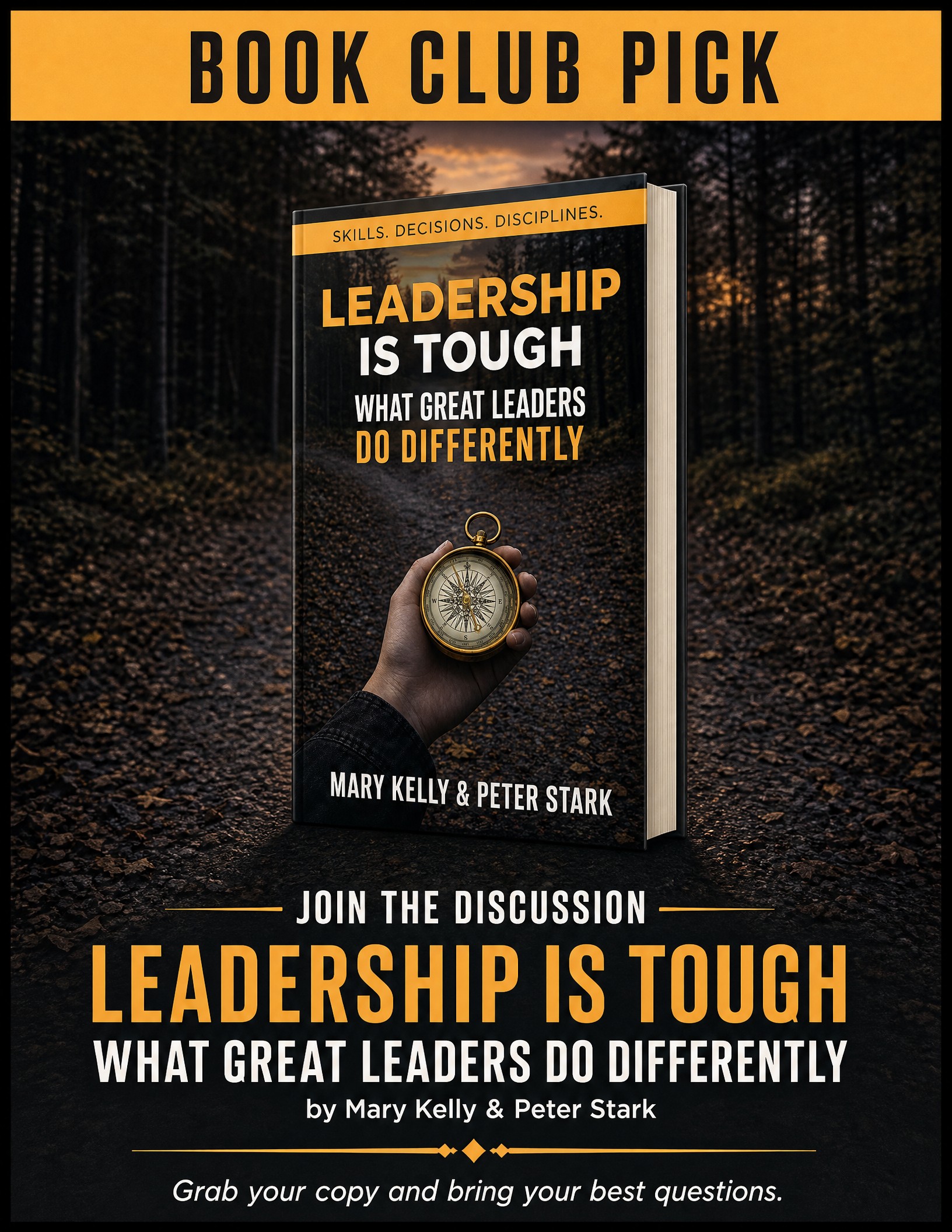 Leadership is Tough - Book Club Pick